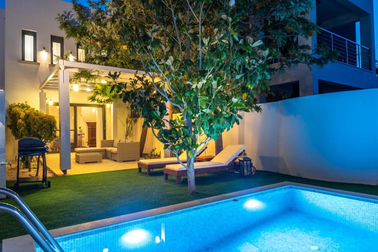 Romantic, Homely Villa Aura W Heated Pool Skalanion Luaran gambar