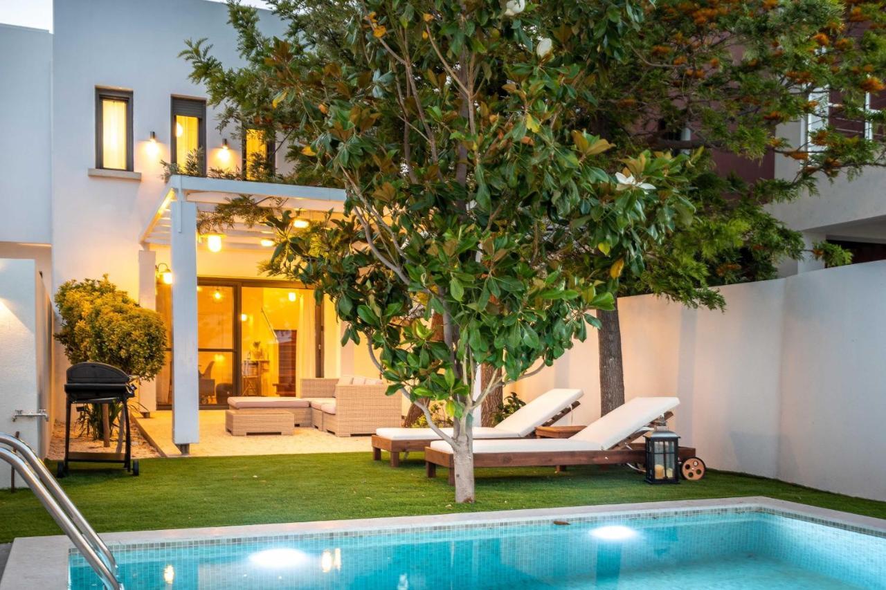 Romantic, Homely Villa Aura W Heated Pool Skalanion Luaran gambar